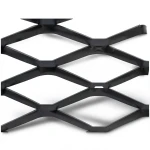 Hot Rolled Black Steel Expanded Metal Mesh Bahri 5.8 mm Thickness 1.22 m Width 4 m Length