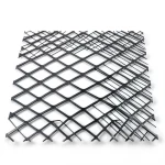Hot Rolled Black Steel Expanded Metal Mesh Thickness 2 mm Width 2.44 m Length 5 m