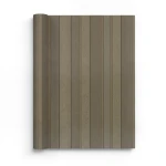 Italian Striped Wall Covering 10m x 0.73m, Dark Beige