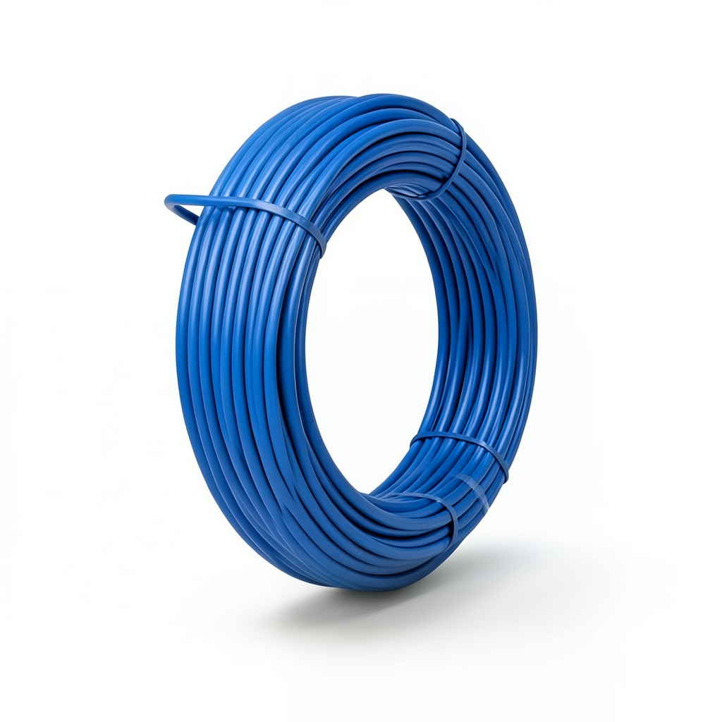 سلك كهرباء نحاس مجدول 2.5 ملم 450/750 فولت عزل PVC 70°C لون أزرق | شركة كابلات الشرقية للصناعة