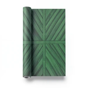Dutch Wooden Wall Covering 10 m x 0.53 m Green, Model 221132