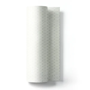 Wall Decoration Geometric Design 10m x 0.53m Off White