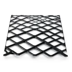 Hot Rolled Black Steel Expanded Metal Mesh Bahri Thickness 5.8 mm Width 1.22 m Length 5 m