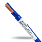 10sq mm Stranded Copper Wire, 450/750V, PVC 70°C Insulation, Blue | Asharqiyah Cables Company for Industry