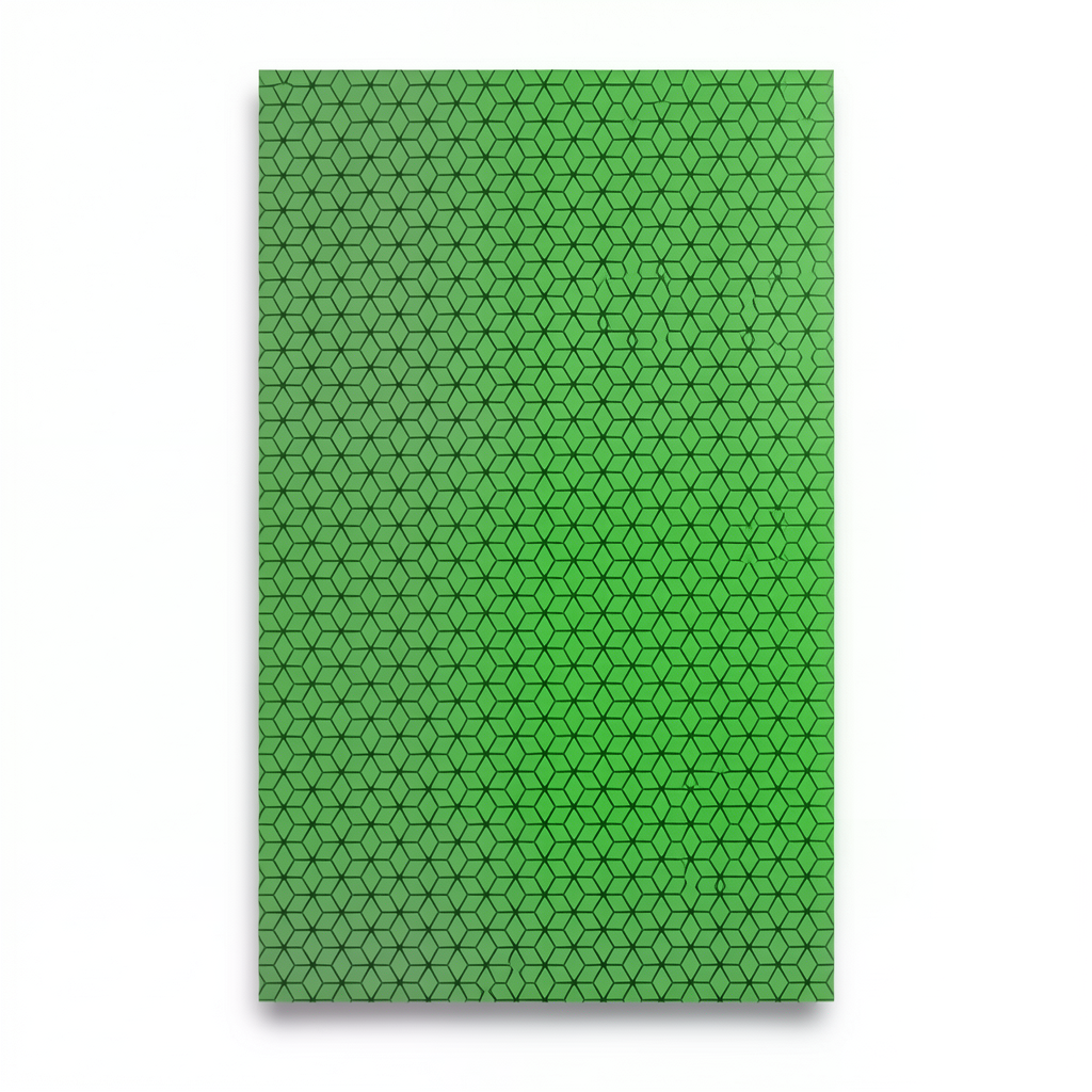 Wallpaper Geometric Design 10 m x 0.53 m, Green Color, Model 17776
