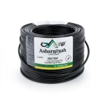 سلك نحاس مجدول 1.5 مم2 450/750 فولت، عزل PVC 70°C، لون اسود | شركة كابلات الشرقية للصناعة