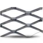 Hot Rolled Steel Expanded Metal Mesh Bahri 6 mm Thickness 1.22 m Width 7 m Length