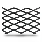 Hot Rolled Black Steel Expanded Metal Mesh Bahri 1.2 mm Thickness 2.44 m Width 1 m Length