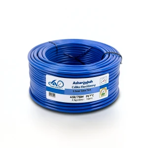 سلك كهرباء نحاس مجدول 2.5 ملم 450/750 فولت عزل PVC 70°C لون أزرق | شركة كابلات الشرقية للصناعة