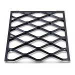 Hot Rolled Black Steel Expanded Metal Mesh Bahri 6mm Thickness 1.22m Width 2m Length Bait Al Tatawor