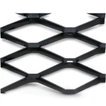 Hot Rolled Black Steel Expanded Metal Mesh Bahri 4.8 mm Thickness 1.22 m Width 3 m Length