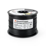 4mm Stranded Copper Electric Wire 450/750V PVC 70°C Insulation Black | Asharqiyah Cables Company for Industry