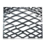 Hot Rolled Steel Expanded Metal Mesh Bahri 5.8 mm Thickness 1.22 m Width 3 m Length