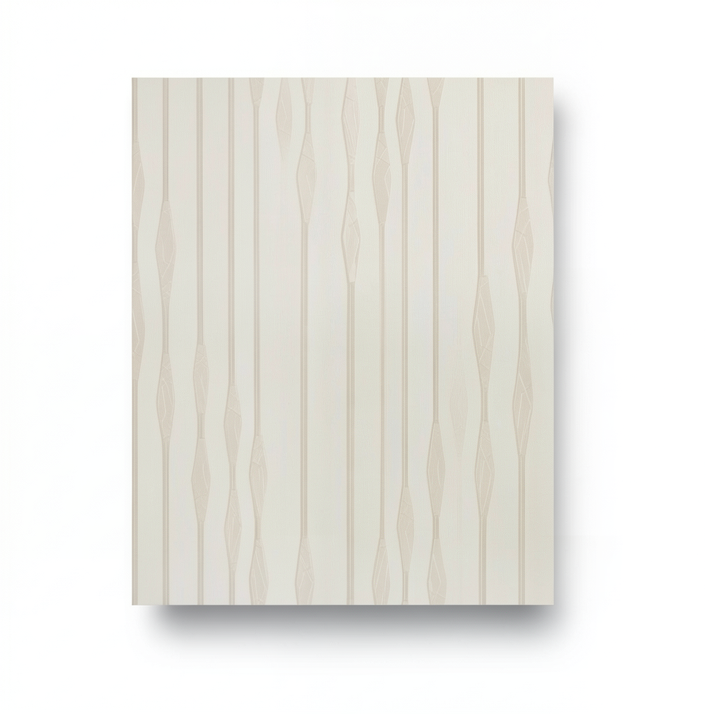 Italian Wall Covering Striped 10m x 0.73m Beige
