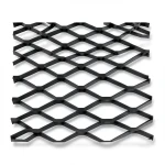 Hot Rolled Steel Expanded Metal Mesh Bahri 4.8 mm Thick 1.22x4 m Black
