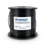 سلك نحاس مجدول 10 مم 450/750 فولت، عزل PVC 70°C، لون اسود | شركة كابلات الشرقية للصناعة