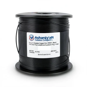 سلك نحاس مجدول 10 مم 450/750 فولت، عزل PVC 70°C، لون اسود | شركة كابلات الشرقية للصناعة