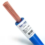 لفة سلك كهرباء مجدول 95 مم2 450/750 فولت، موصل نحاس عزل PVC 70°C، لون ازرق | شركة كابلات الشرقية للصناعة