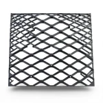 Hot Rolled Black Steel Expanded Metal Mesh Bahri 5.8 mm Thickness 1.22 m Width 4 m Length