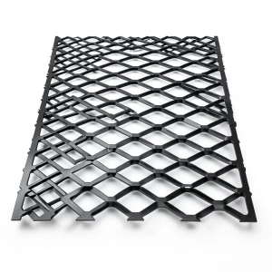 Hot Rolled Black Steel Expanded Metal Mesh Bahri Thickness 5.8 mm Width 1.22 m Length 5 m