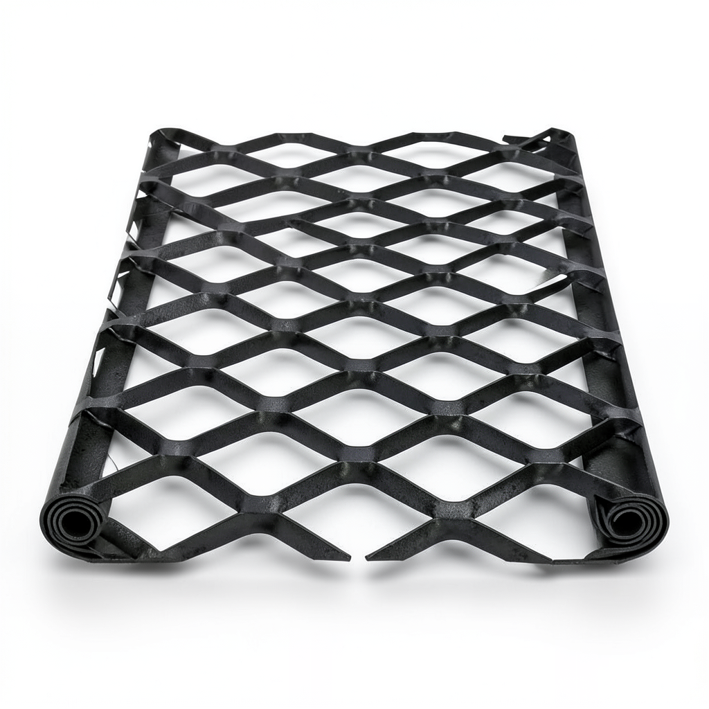 Hot Rolled Steel Expanded Metal Mesh Bahri 6 mm Thickness 1.22 m Width 7 m Length