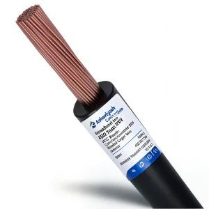 سلك كهرباء نحاس مجدول 16 مم2 450/750 فولت معزول PVC 70°C لون اسود | شركة كابلات الشرقية للصناعة