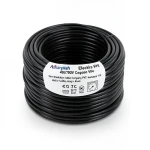 25mm Stranded Electric Wire 450/750V Copper Conductor PVC 70°C Black | Asharqiyah Cables Company for Industry