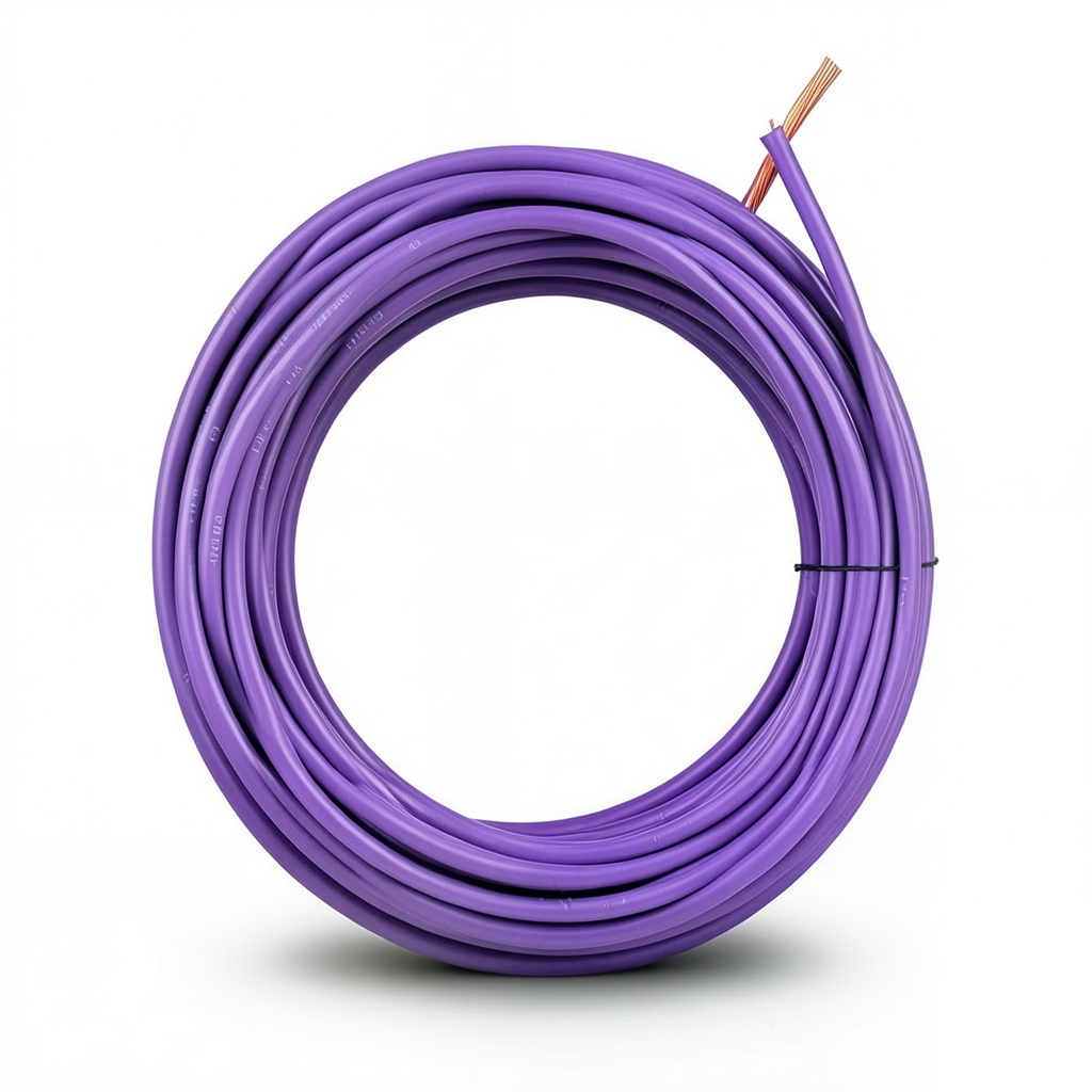 Flexible Electrical Wire 450/750V Copper Conductor 6mm PVC Insulation 300ft Violet | Al Fanar