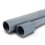 UPVC Pipes Sewage System Nominal Pressure 2 Bar Outside Diameter 125 mm Thickness 1.8 mm Gray
