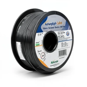 سلك كهرباء نحاس مجدول 70 مم2 450/750 فولت معزول PVC 70°C لون اسود | شركة كابلات الشرقية للصناعة