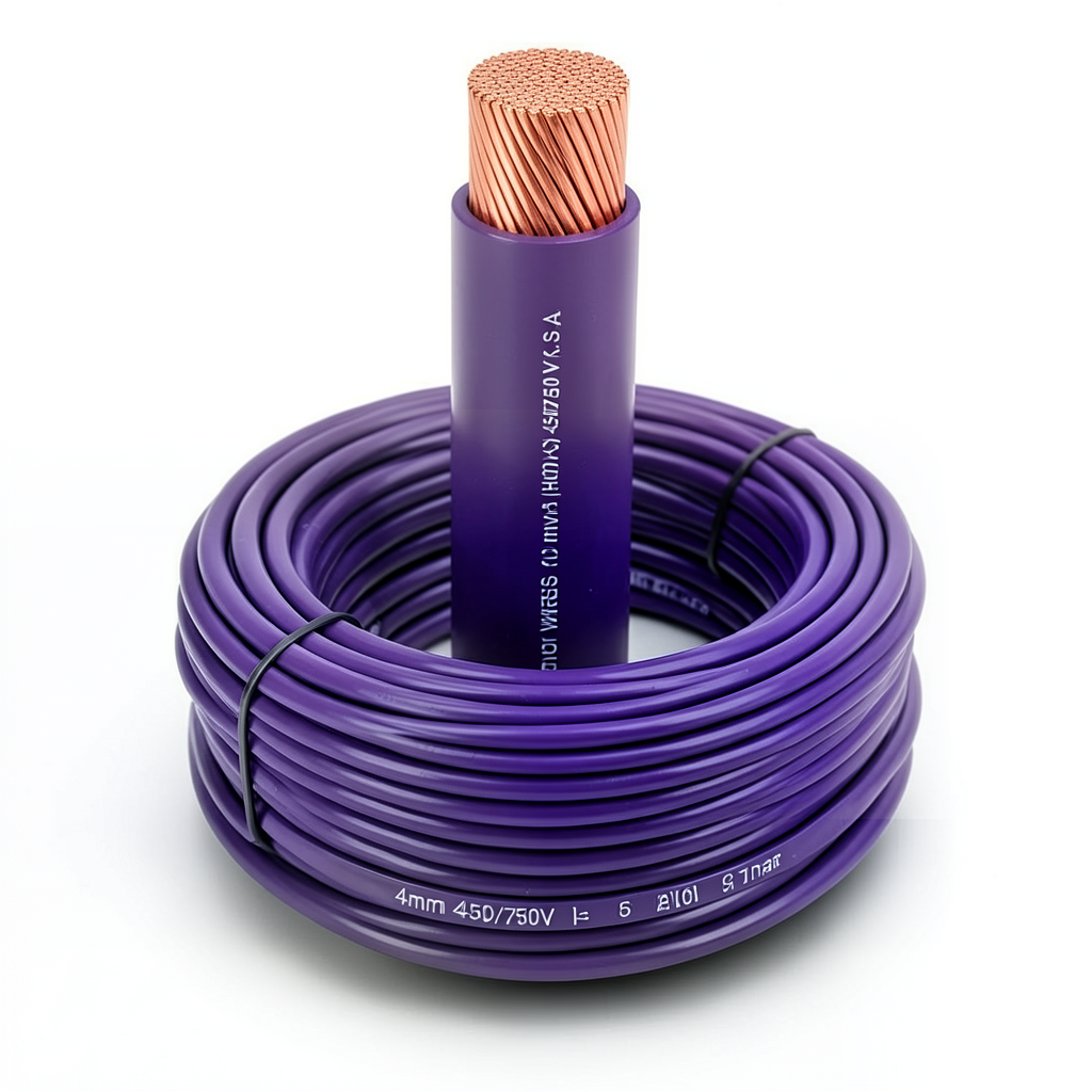 Flexible Wire 450/750V Copper Conductor 4mm Size 300ft Length | Al Fanar
