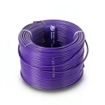 لفة سلك كهربائي نحاسي مرن 6mm 450/750V عازل PVC مقاوم للحرارة، طول 100 ياردة، بنفسجي | شركة الفنار