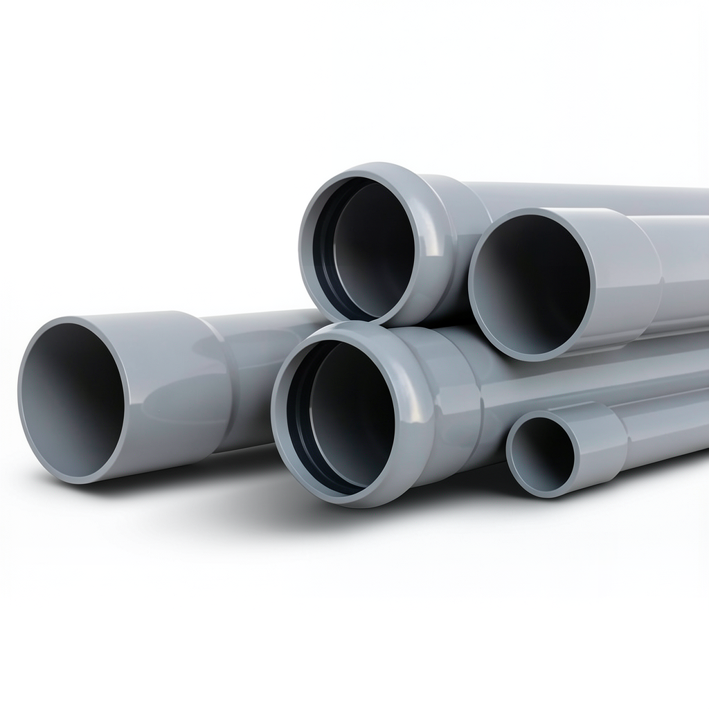 UPVC Pipes Nominal Pressure 16 Bar Outside Diameter 315 mm Thickness 23.4 mm Gray
