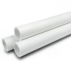 مواسير UPVC ضغط 4 بار قطر خارجي 500 مم سمك 9.8 مم لون أبيض
