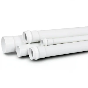 UPVC Pipe SDR 41 125 mm OD Thickness 3.8 mm White