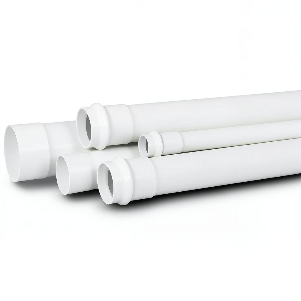 UPVC Pipe SDR 41 125 mm OD Thickness 3.8 mm White