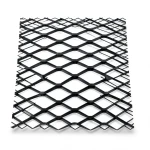 Hot Rolled Black Steel Expanded Metal Mesh Bahri 1.4 mm Thickness 2.44 m Width 5 m Length