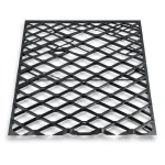 Hot Rolled Black Steel Expanded Metal Mesh Bahri 1.5 mm Thickness 2.44 m Width 5 m Length