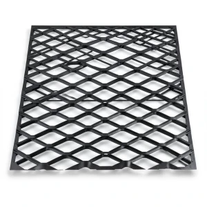 Hot Rolled Black Steel Expanded Metal Mesh Bahri 1.5 mm Thickness 2.44 m Width 5 m Length