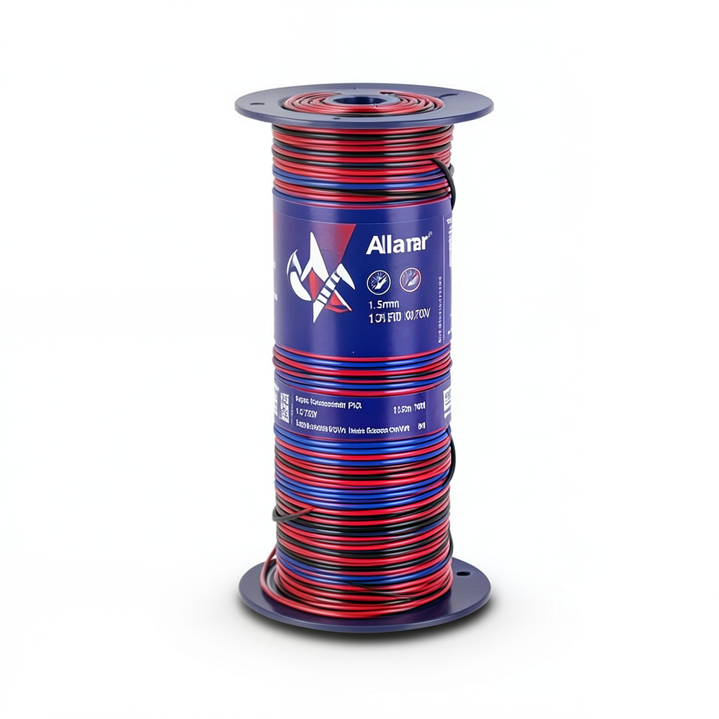 سلك مرن 1.5mm 450/750V موصل نحاس عزل PVC مقاوم للحرارة طول 300ft | شركة الفنار