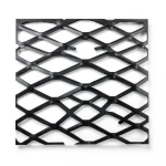 Hot Rolled Black Steel Expanded Metal Mesh Bahri 1.5 mm Thickness 2.44 m Width 6 m Length