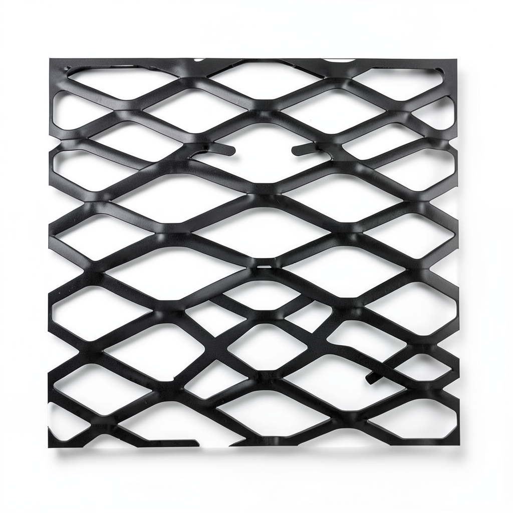 Hot Rolled Black Steel Expanded Metal Mesh Bahri 1.5 mm Thickness 2.44 m Width 6 m Length