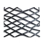 Hot Rolled Black Steel Expanded Metal Mesh Bahri 1.2 mm Thickness 2.44 m Width 7 m Length