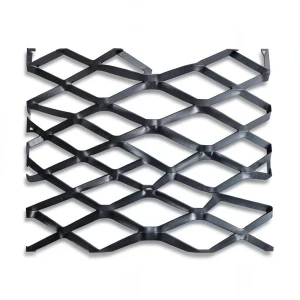 Hot Rolled Black Steel Expanded Metal Mesh Bahri 1.2 mm Thickness 2.44 m Width 7 m Length