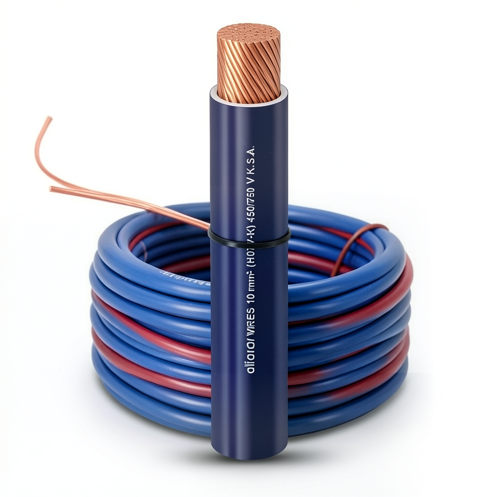 Flexible Wire 450/750V Copper Conductor 4mm Size 300ft Length | Al Fanar