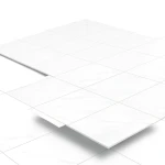 بلاط ارضيات بورسلان مقاس 60 ×60 سم، لون ابيض، موديل Statuario