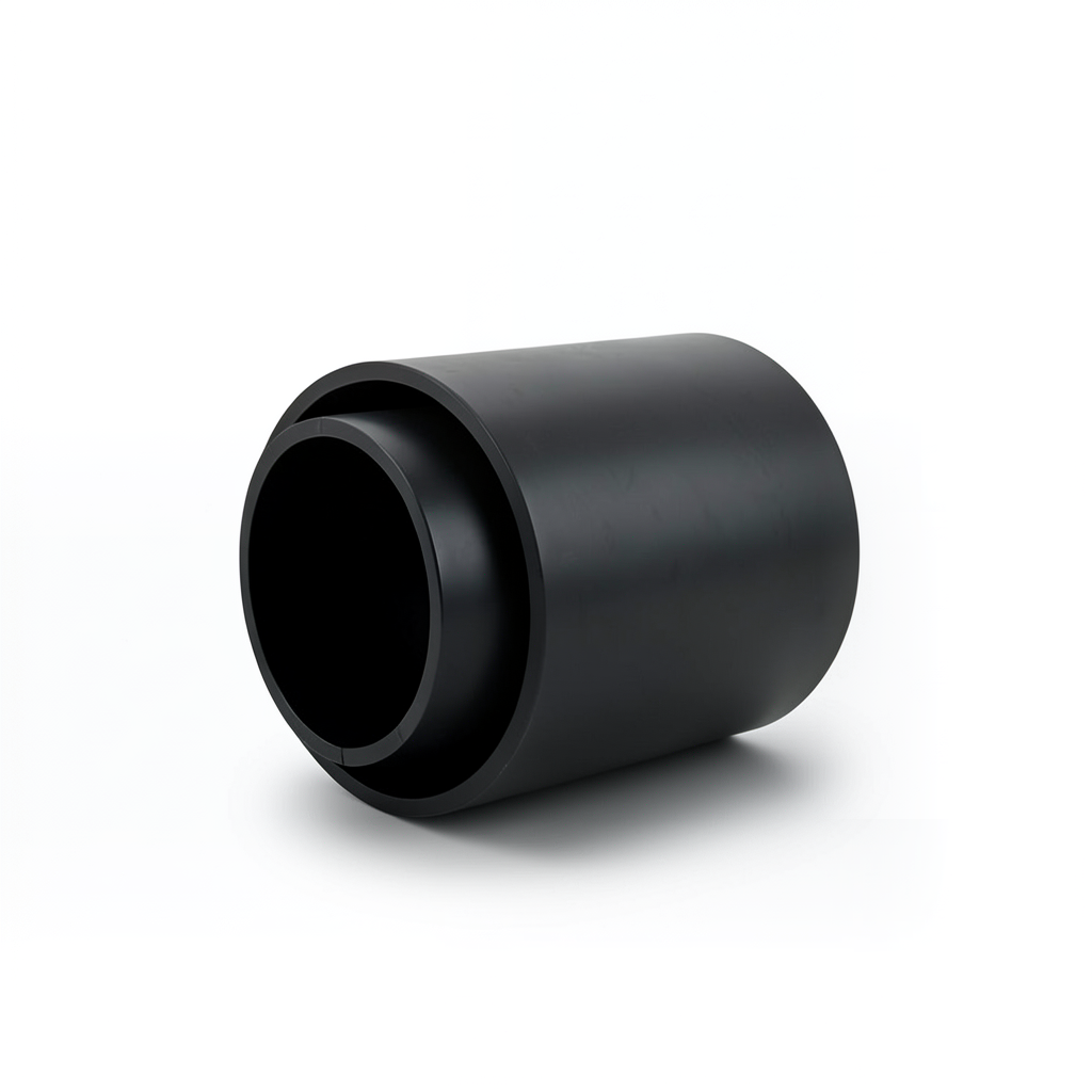 HDPE Plastic Pipe 12.5 Bar Working Pressure PE 80, 400 mm Outer Diameter SDR 9 Black