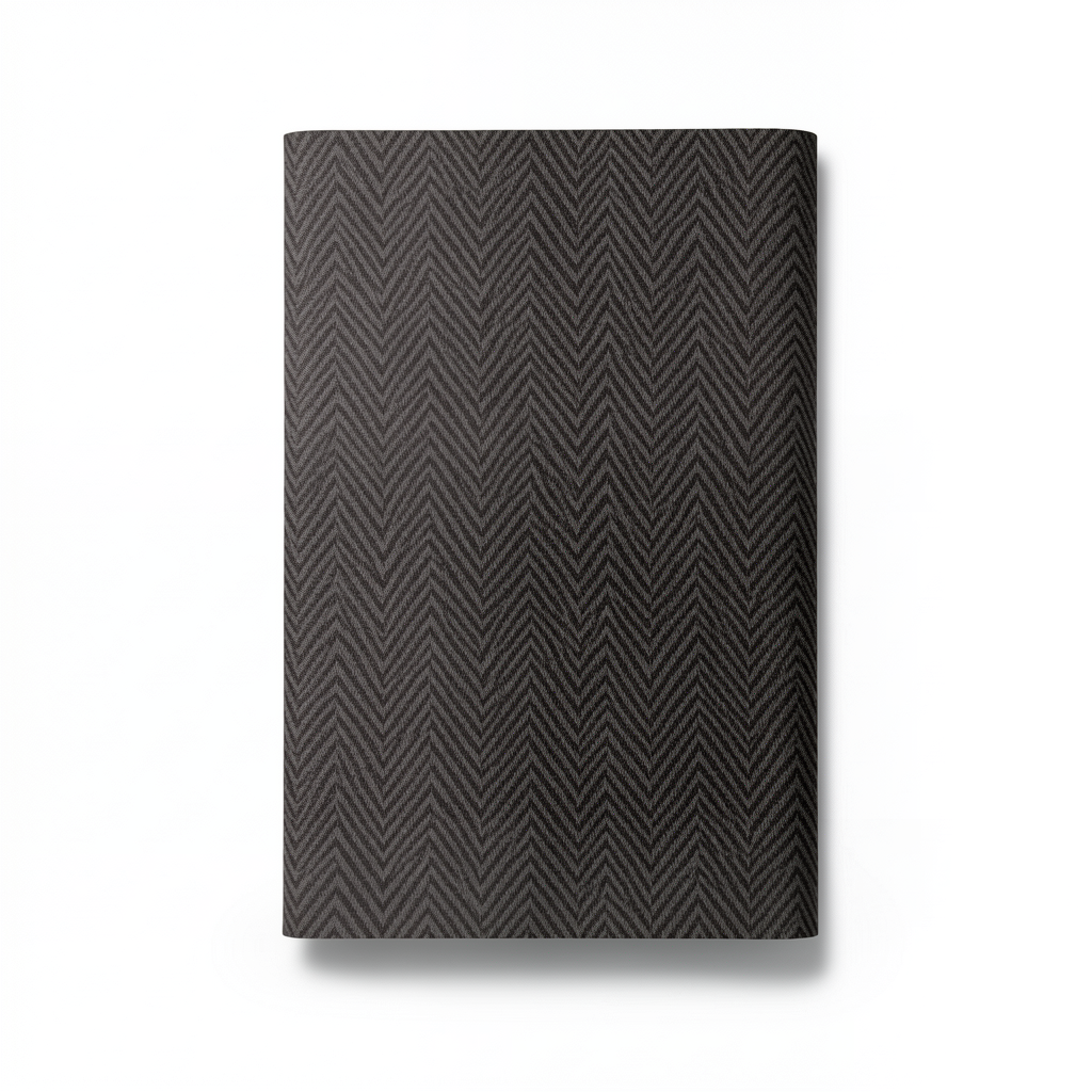 Patterned Wallpaper 10 m x 0.53 m Dark Brown, Model 221122