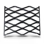 Bahri Hot Rolled Expanded Metal Mesh 1.8mm Black Steel 2.44m x 1m by Bait Al Tatawor