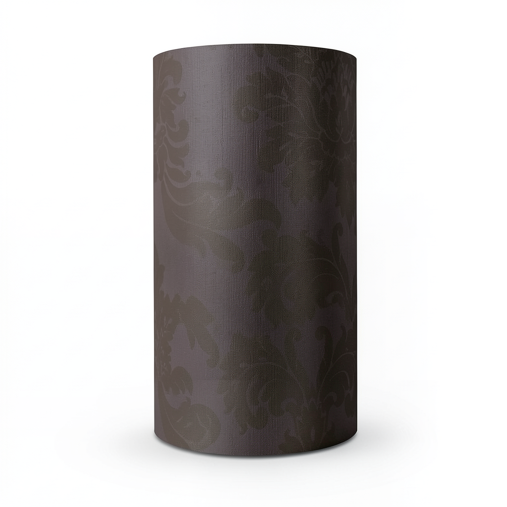 Classic Wallpaper 10m Length, 0.73m Width, Dark Brown Color
